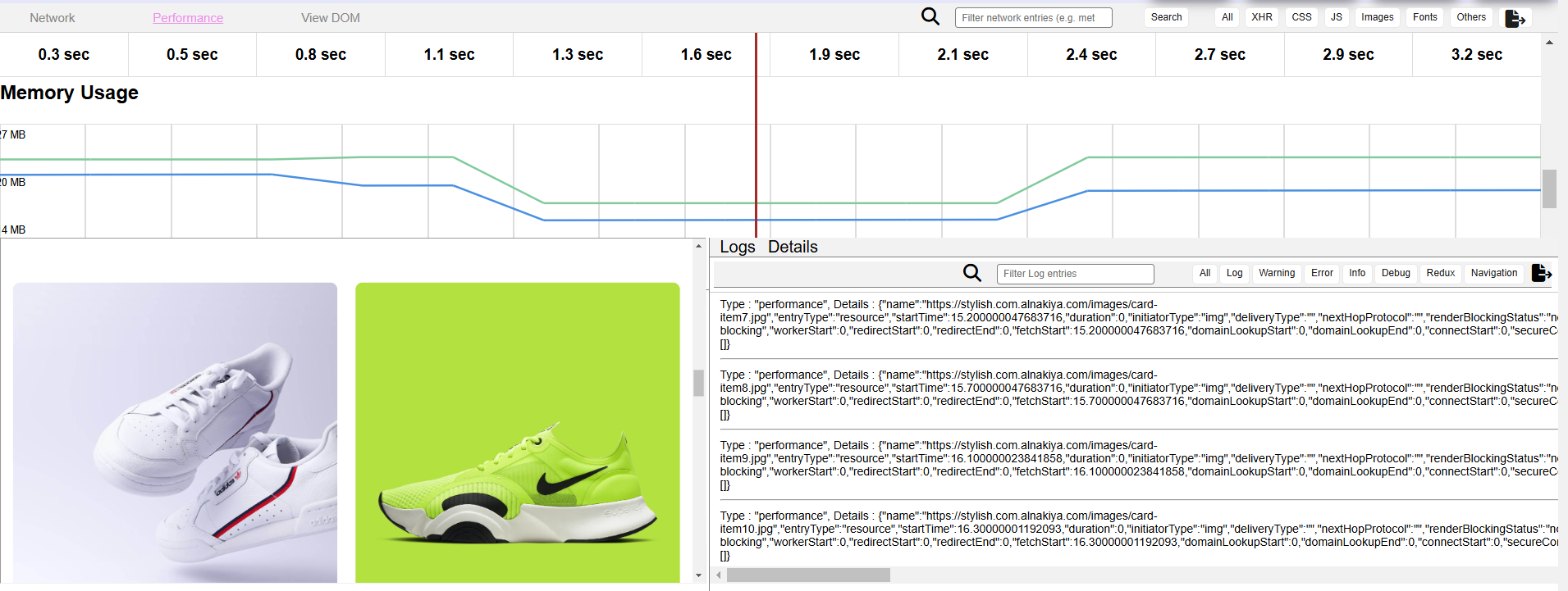 CPU Usage Graph